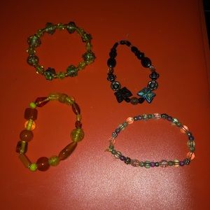 4 Unique Bracelets Made by Me - 465 $35 or $30 w/offer